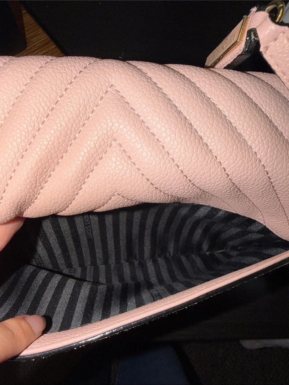 Victorias Secret quilted chevron